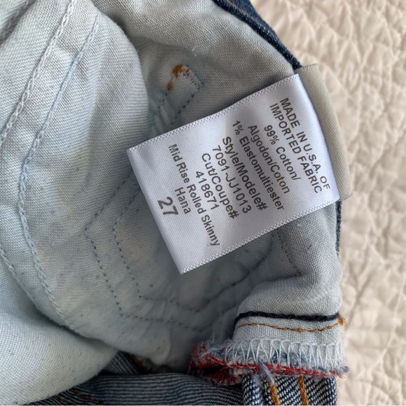 VGUC Joie mid-rise rolled skinny. Size 27. NOTE: These are not actually rolled. - Picture 4 of 8